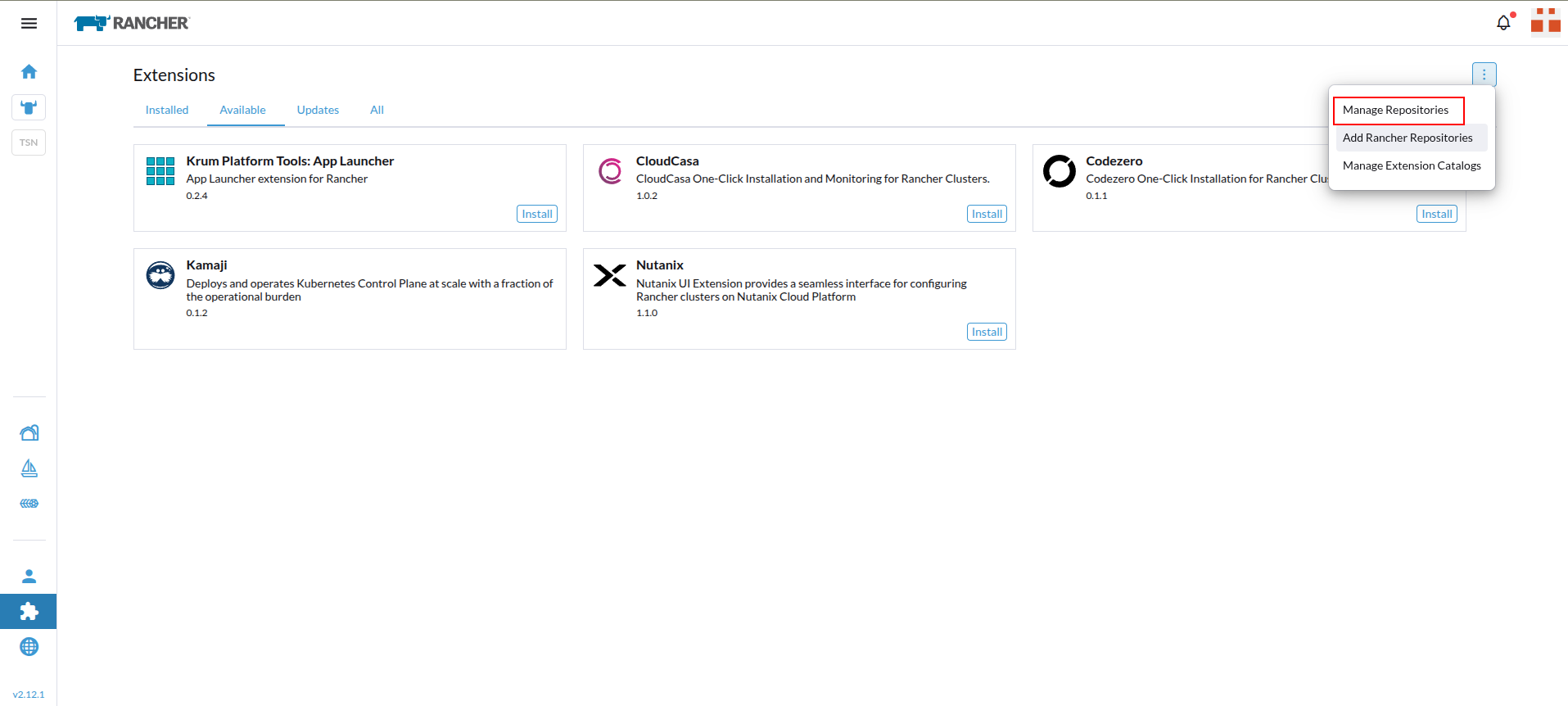 Manage Repo
